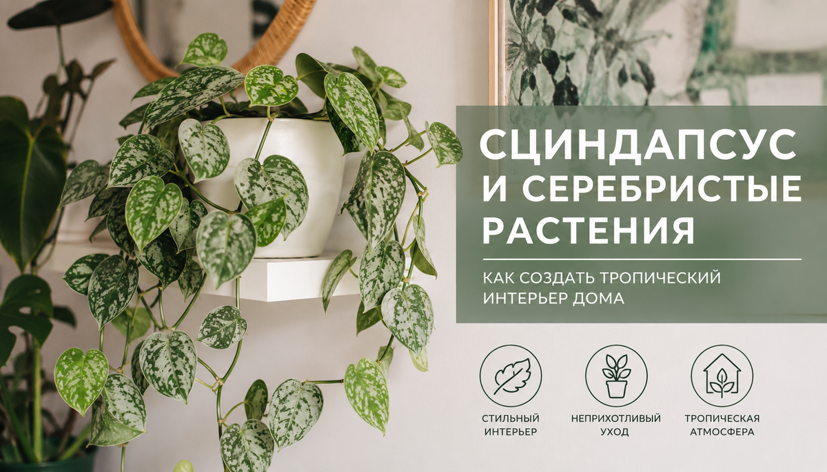 Наверняка замечала, что одни квартиры выглядят «живыми» и уютными, а другие — как будто пустые, даже если там есть мебель.

Разница часто не в ремонте.
А в растениях.

Есть одно растение, которое дизайнеры сейчас используют чаще всего для создания эффекта дорогого интерьера.

Это — Сциндапсус Пиктус Аргиреус.

Почему все начали его покупать

У него необычные листья:
они не просто зелёные, а с серебристыми пятнами, будто на них попадает лунный свет.

Именно этот эффект делает его визуально «дорогим».

Он:

не перегружает интерьер,
но добавляет глубину,
и создаёт ощущение тропиков.
Как он выглядит в интерьере

Представьте:

Лианы мягко свисают с полки.
Листья переливаются серебром.
И вся комната становится более «живой».

Это растение буквально «размягчает» пространство.

Почему его любят даже те, кто не умеет ухаживать за растениями

Сциндапсус:

прощает ошибки в уходе,
не требует идеального света,
быстро растёт,
легко восстанавливается.

Его часто называют «растением для тех, кто не верит, что у него что-то выживет».

Мини-уход (очень простой)
полив после подсыхания земли
немного света
иногда опрыскивание

Всё.

Где он смотрится лучше всего
на полках
в подвесных кашпо
в спальне
в гостиной
в офисе
И главное

Сциндапсус — это не просто растение.

Это способ сделать пространство более живым, мягким и уютным без ремонта и больших затрат.

Если хотите такой эффект у себя дома

Можно начать с одного растения — и уже через пару недель пространство меняется.



В «Корзине Цветов» можно подобрать сциндапсус и другие растения под твой интерьер — живые, адаптированные и готовые к дому.

Сайт: Корзина Цветов (https://corzinaflowers.ru)
