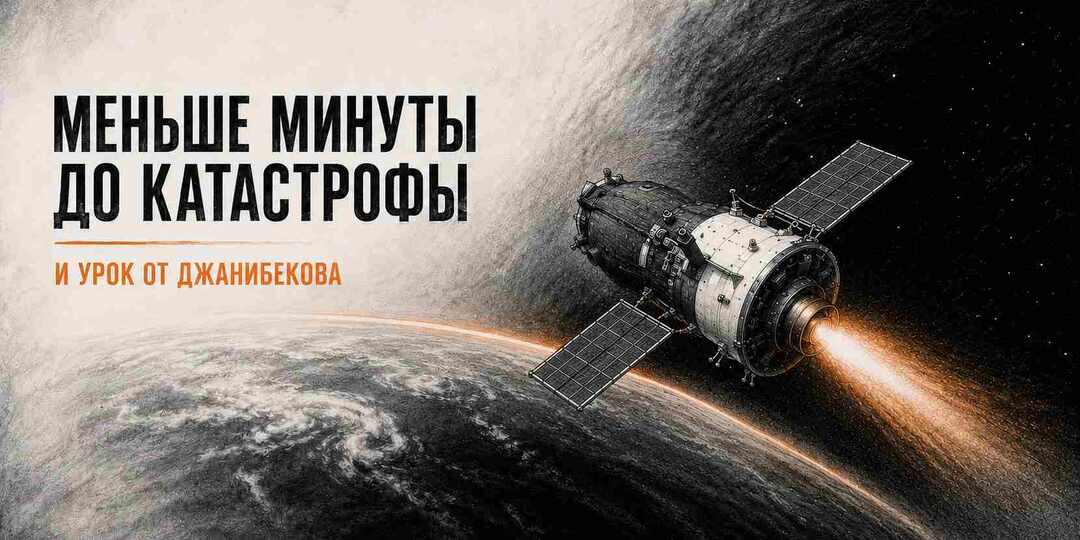 Меньше минуты до катастрофы. И урок от Джанибекова