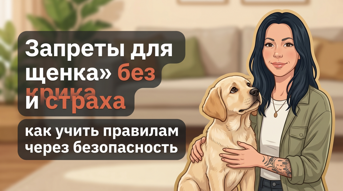    Анна Korektika-Pes объясняет, как вводить запреты щенку без крика. Анна Марковская