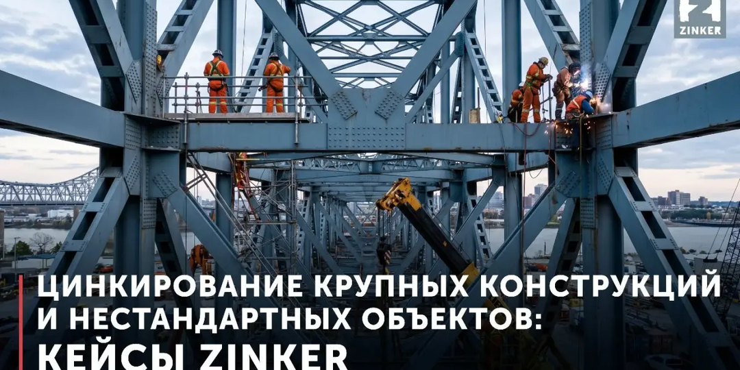 Цинкирование крупных конструкций и нестандартных объектов: кейсы Zinker
