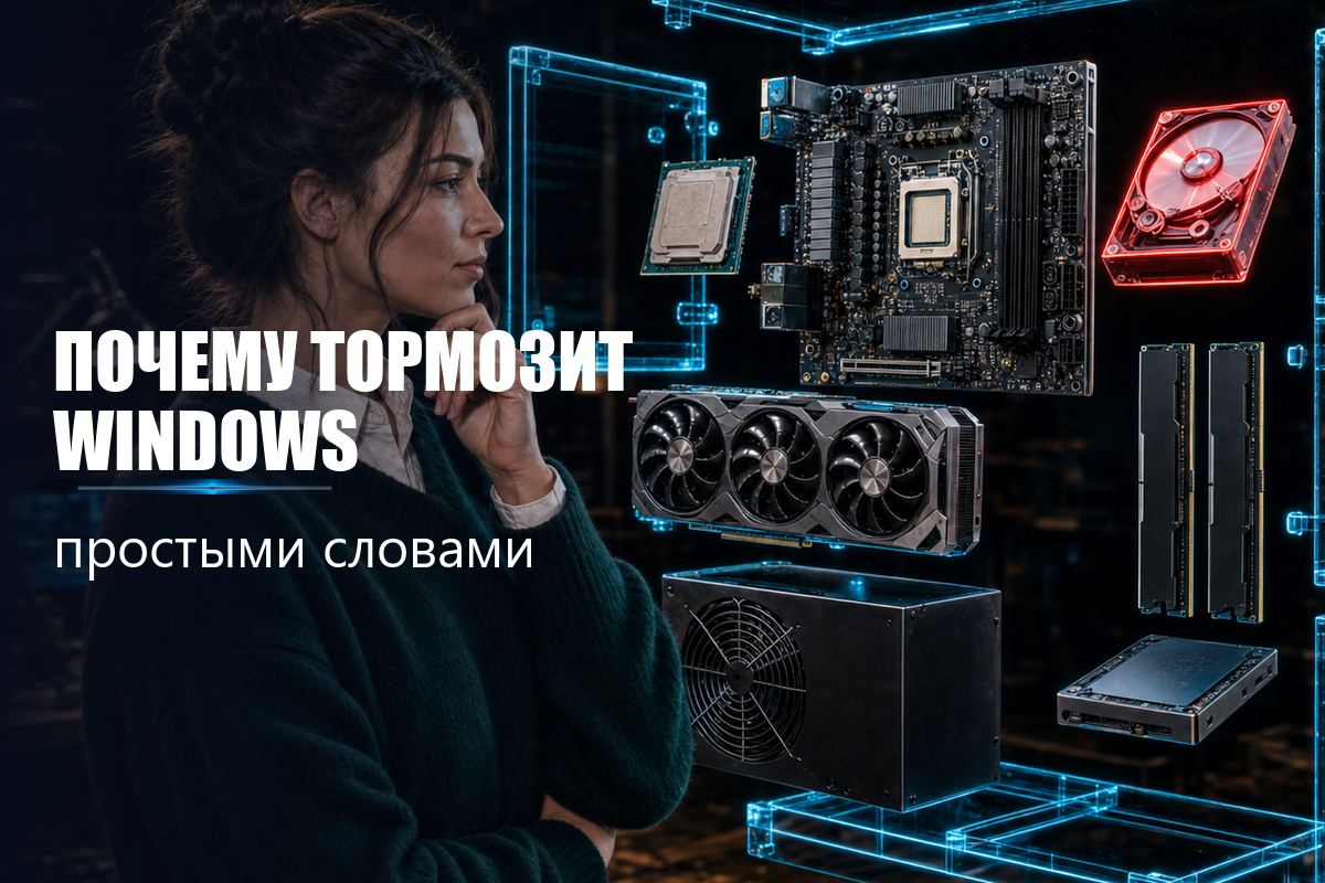 Почему тормозит Windows