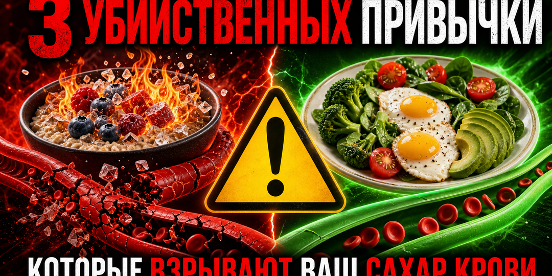 Почему диабетики умирают раньше? 3 "невинные" привычки, которые превращают кровь в сироп и уничтожают ваши сосуды