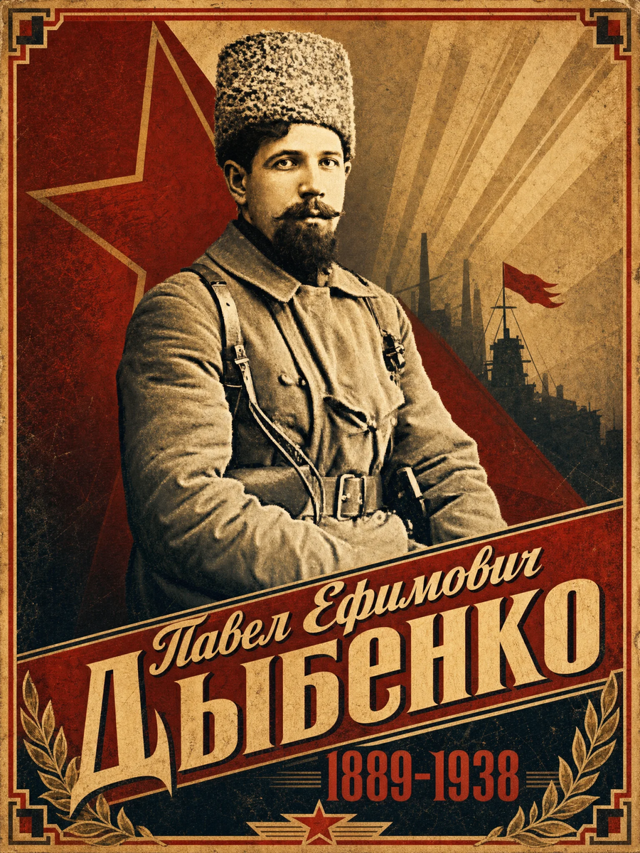 Павел Ефимович Дыбенко (1889–1938) — фигура, в которой, как в зеркале, отразилась вся трагедия Гражданской войны. 