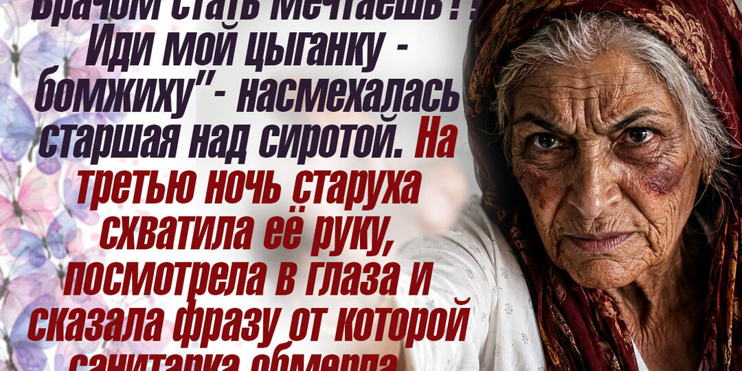 Врачом стать мечтаешь?! Иди мой цыганку-бомжиху, насмехалась старшая над сиротой.