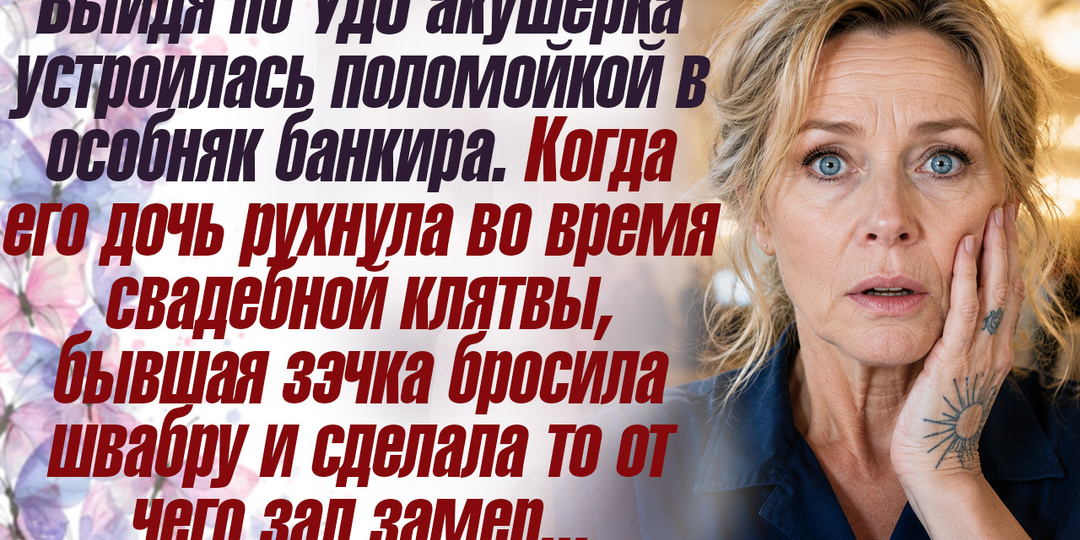 Выйдя по УДО акушерка устроилась поломойкой в особняк банкира. Когда его дочь рухнула во время свадебной клятвы.