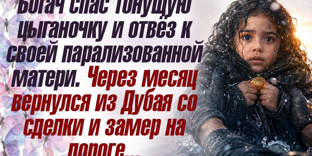 Богач спас тонущую цыганочку и отвёз к своей парализованной матери.