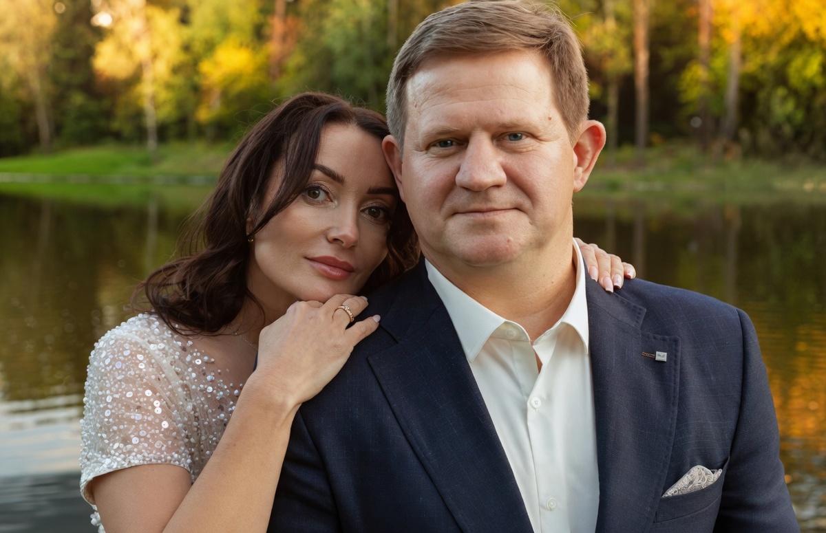 Александр с женой