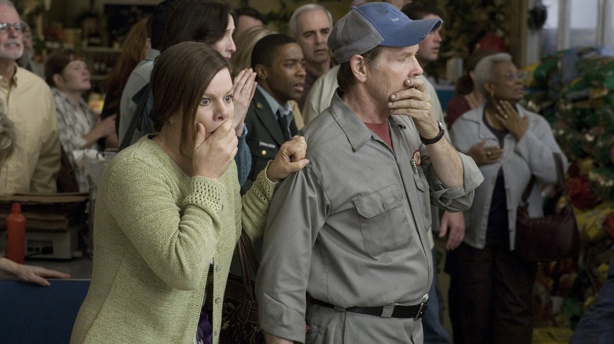 Кадр из фильма «Мгла», 2007 год, режиссер Фрэнк Дарабонт