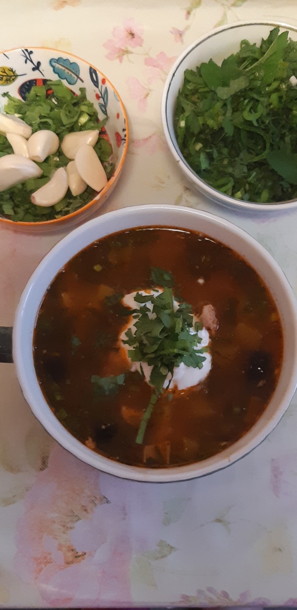Сныть с рассольником