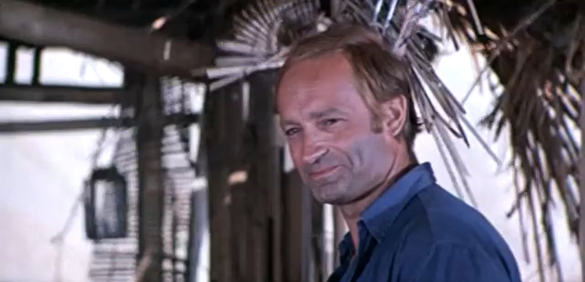 Кадр из кинофильма "Бешеное золото", 1976 г., режиссер и сценарист Самсон Самсонов, композитор Эдуард Артемьев (скриншот)