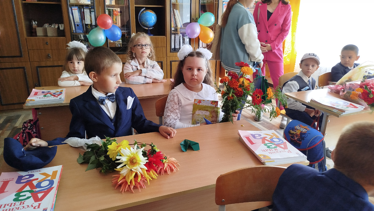 В первый класс дочка пошла как все