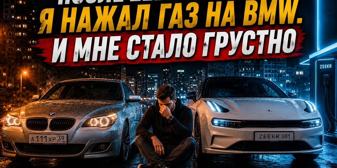 После Zeekr 001 я нажал газ на BMW. И мне стало грустно