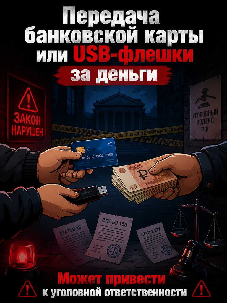 Передал карту и доступ — получил деньги и статью 187 УК РФ