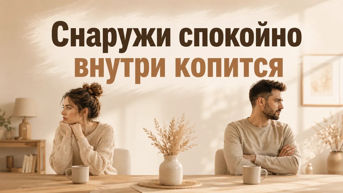 Невысказанное редко начинается с ссоры — чаще с регулярного ухода от важных тем