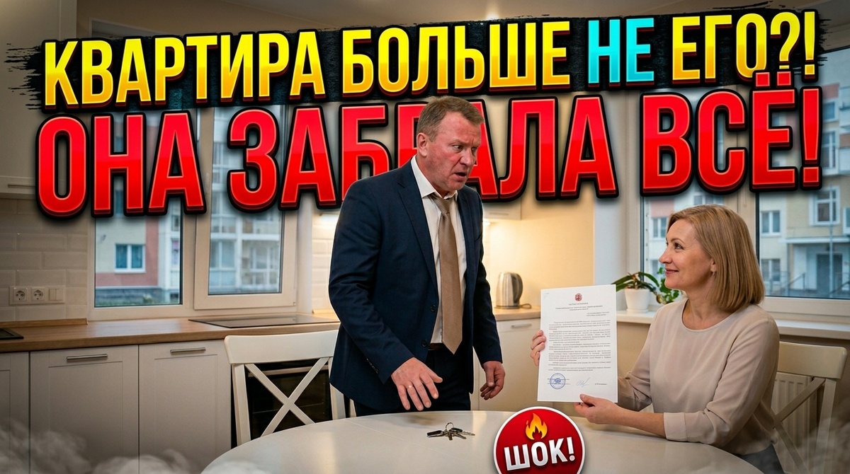 Мужик был абсолютно уверен, что гениально обхитрил жену, пока она не попросила его внимательно перечитать один-единственный пункт их договора