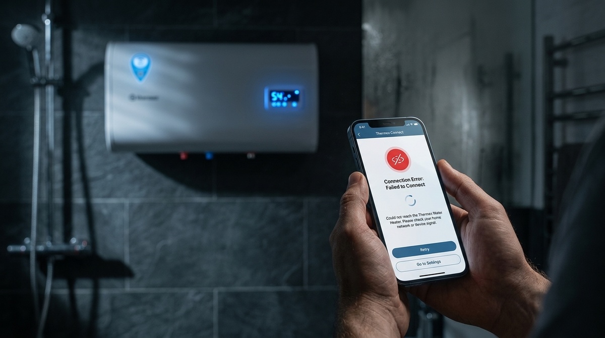 Попытка подключить «умный» бойлер к Wi-Fi на глазах у всей семьи, которая просто хочет помыться.