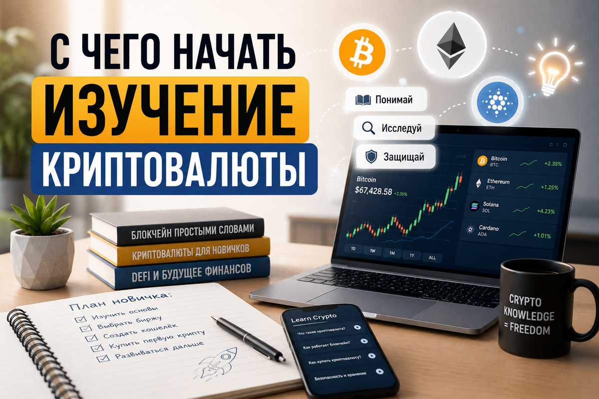 С чего начать изучение криптовалюты