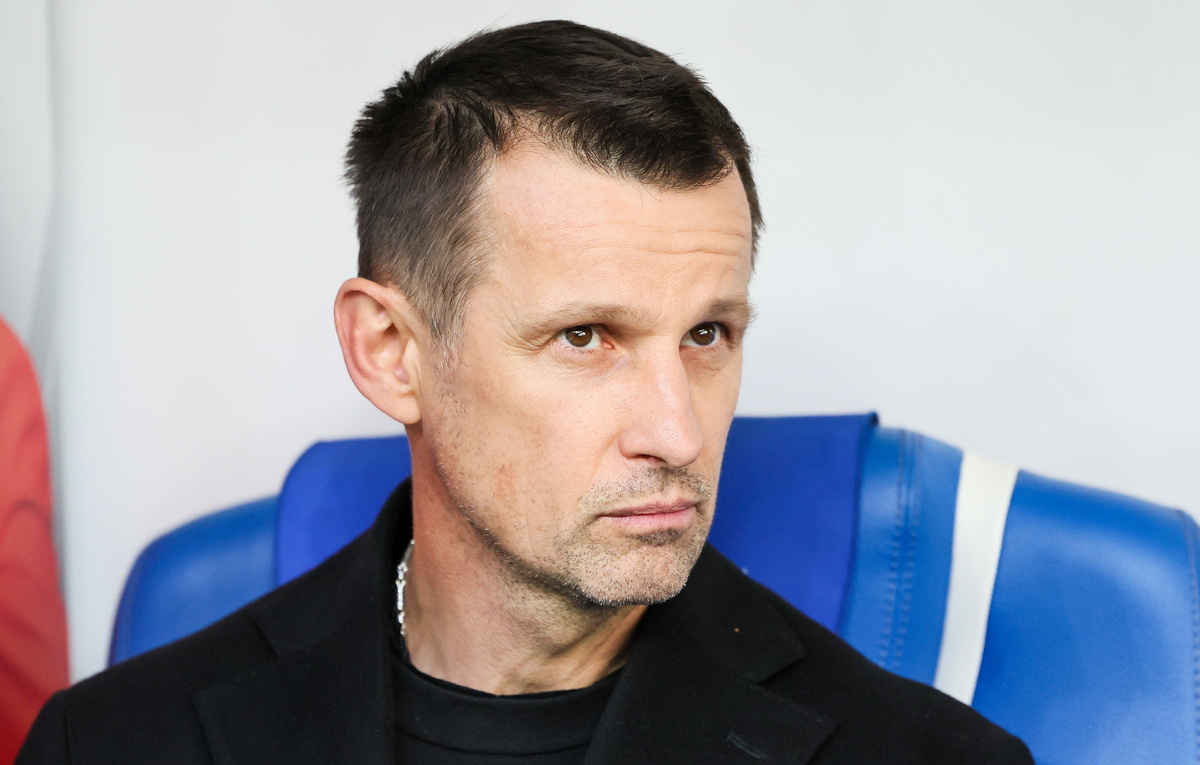    Главный тренер "Зенита" Сергей Семак  Сергей Савостьянов/ТАСС