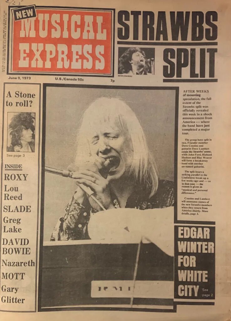 New Musical Express (2 и 9 июня 1973 г.)