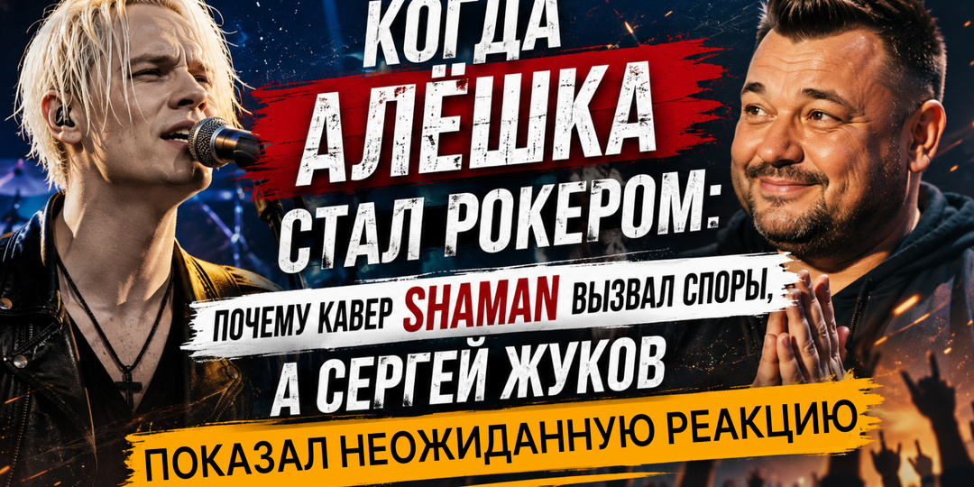 Когда Алёшка стал рокером: почему кавер SHAMAN вызвал споры, а Сергей Жуков показал неожиданную реакцию