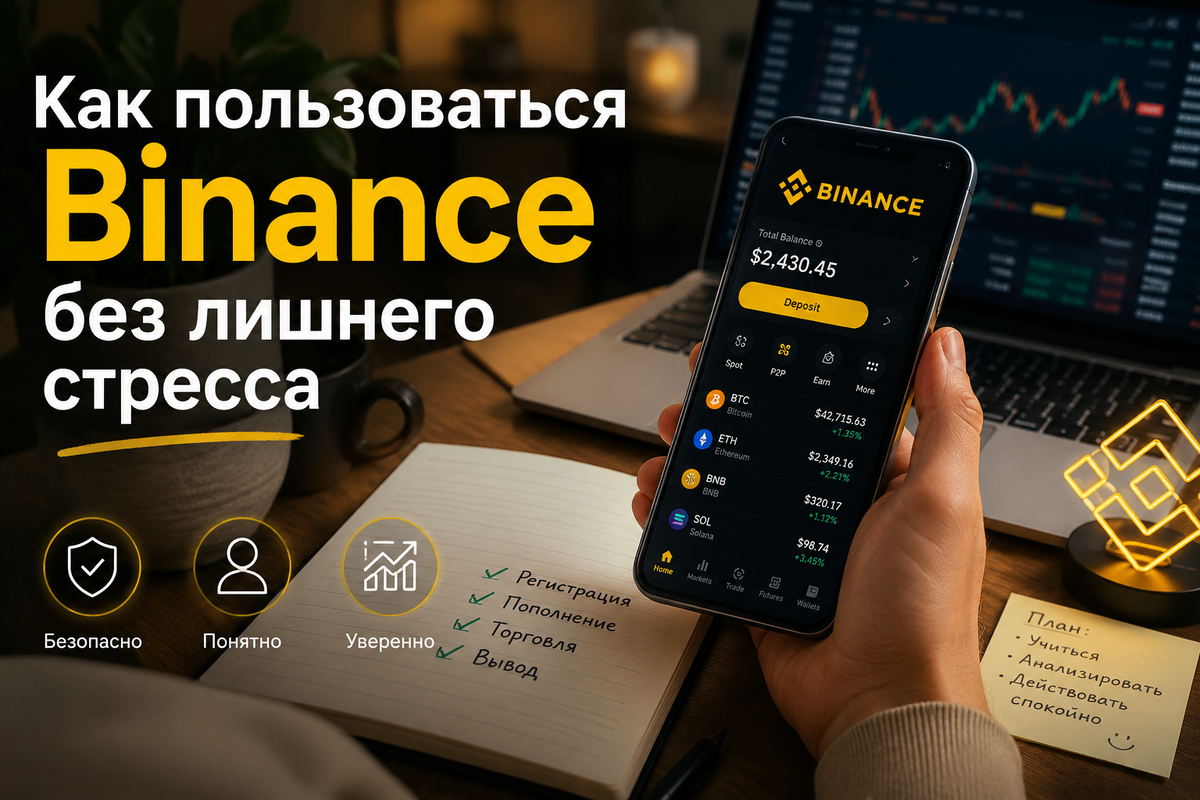 Как пользоваться Binance без лишнего стресса