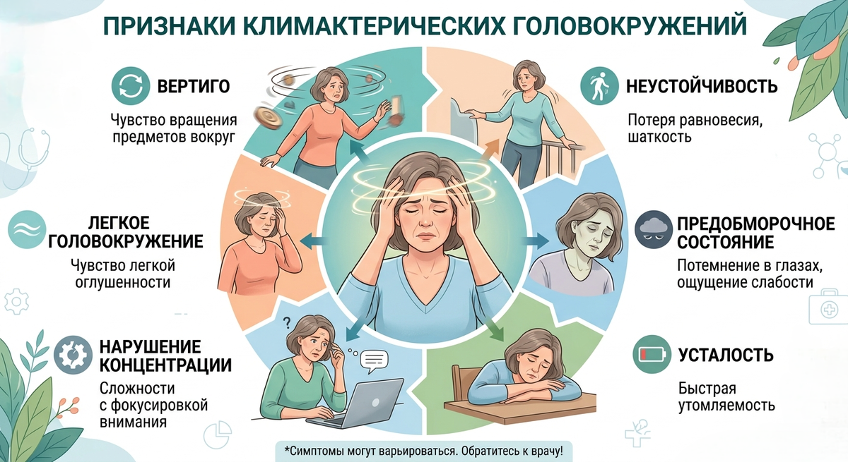 Головокружения при климаксе