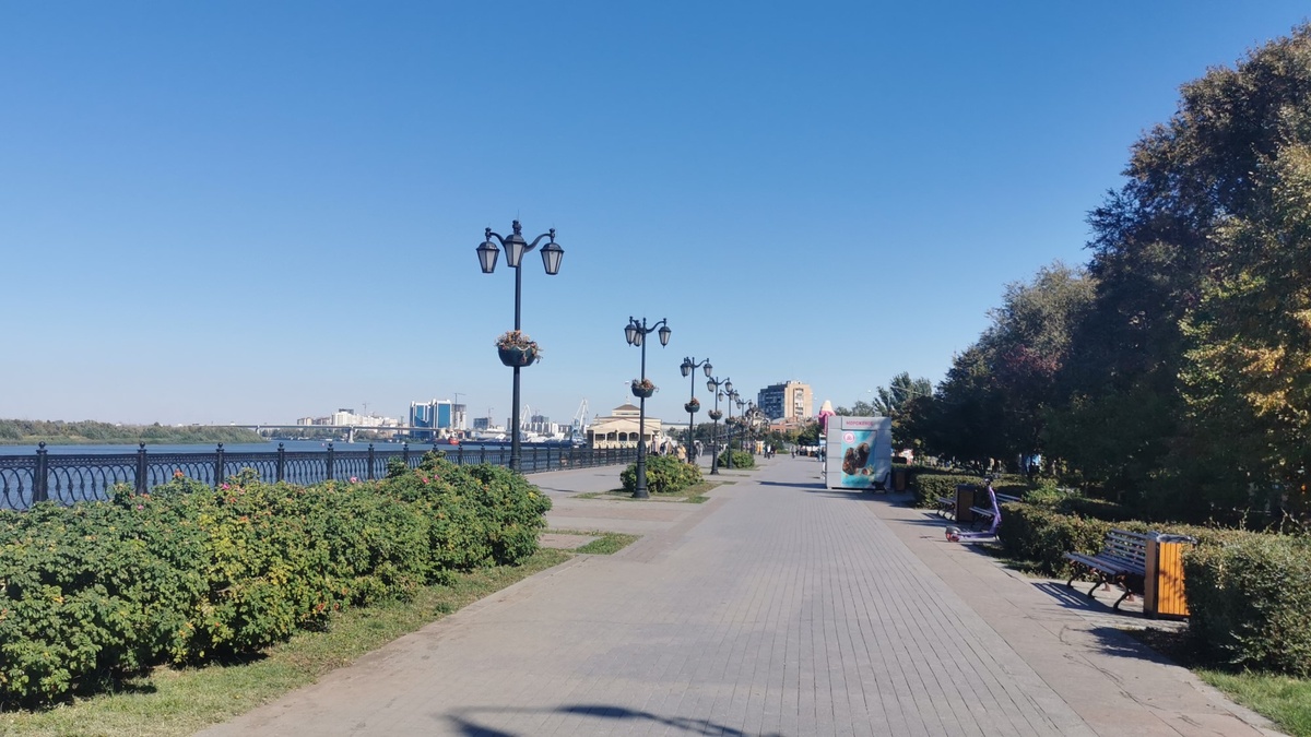 Набережная Астрахани
