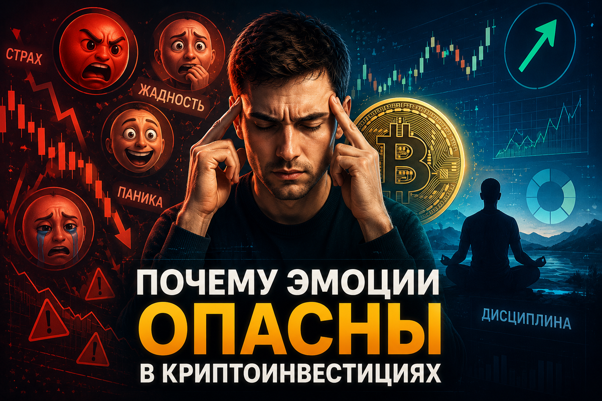 Почему эмоции опасны в криптоинвестициях
