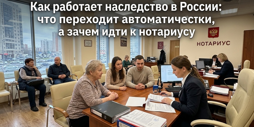 Как работает наследство в России: что переходит автоматически, а за чем нужно идти к нотариусу