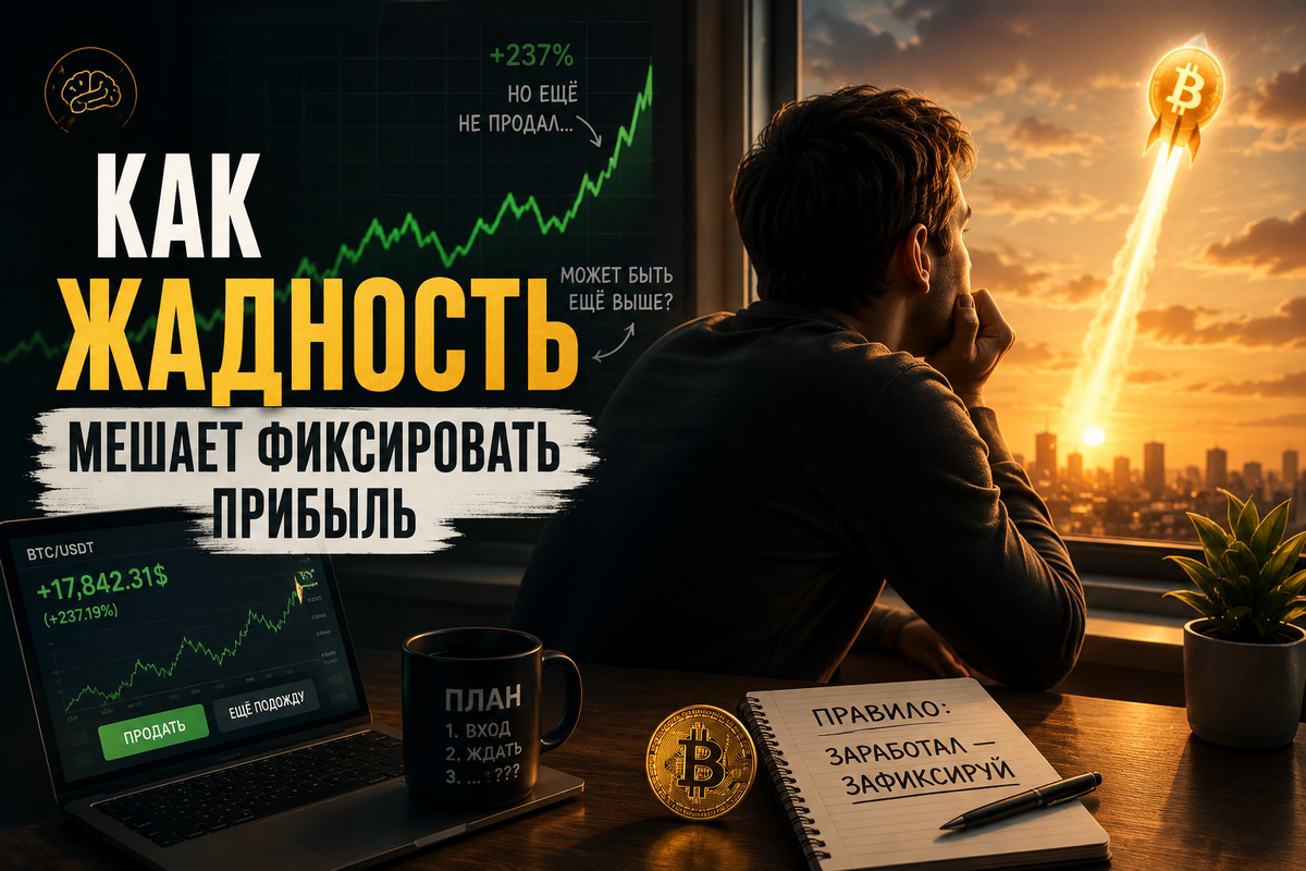 Почему жадность мешает вовремя зафиксировать прибыль