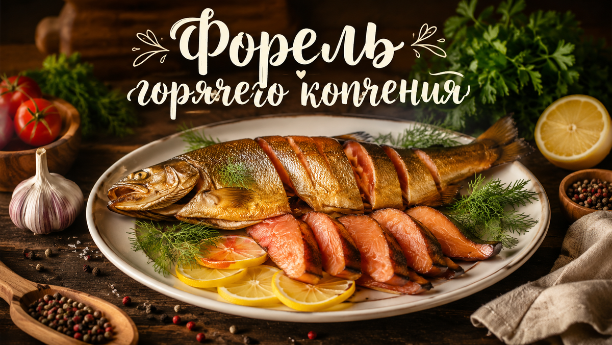 Форель горячего копчения
