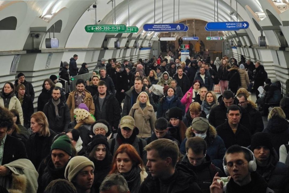    Станции в Петербурге более загружены, чем в Москве. Юлия ПЫХАЛОВА