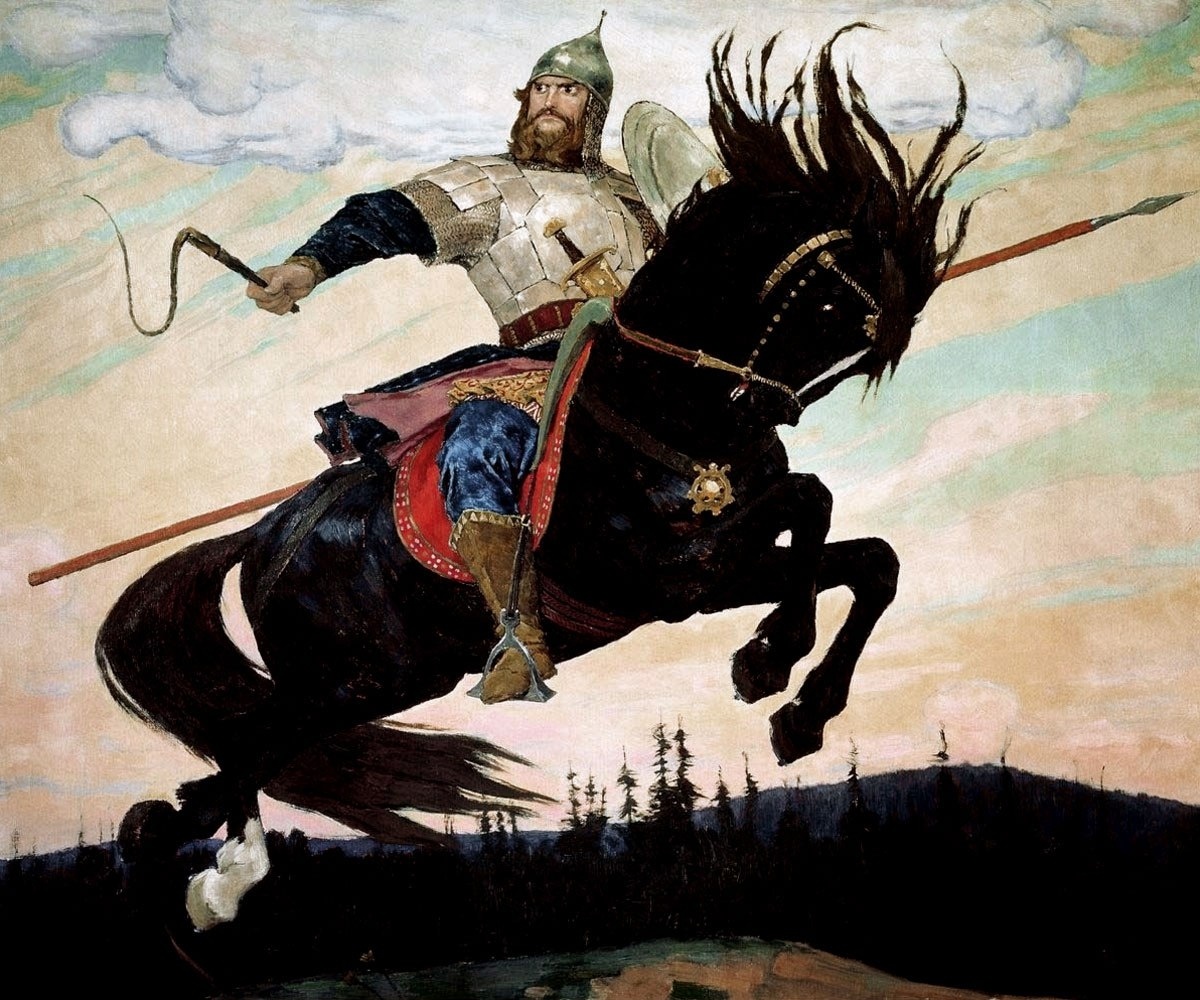 Богатырский скок (Виктор Михайлович Васнецов, 1914 год)