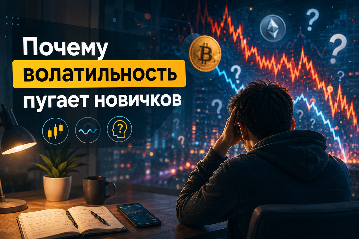 Почему волатильность криптовалют так пугает новичков