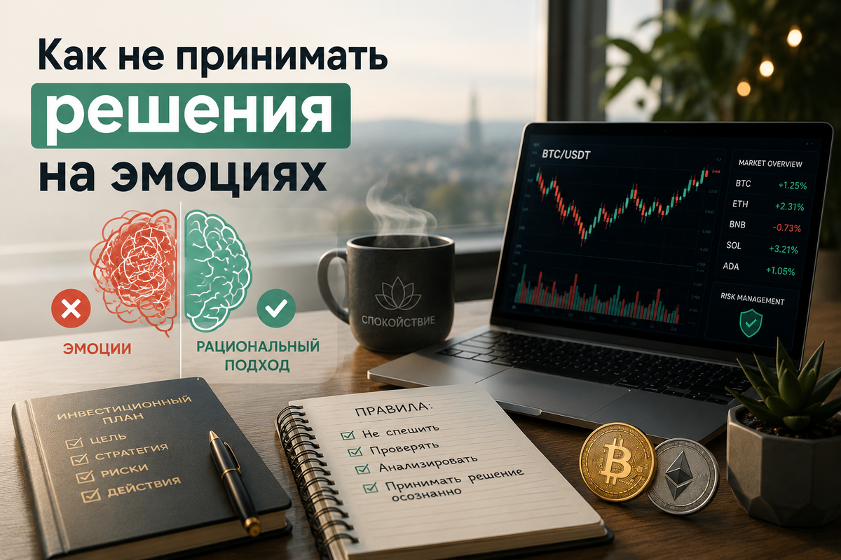 Как перестать принимать решения на эмоциях в крипте