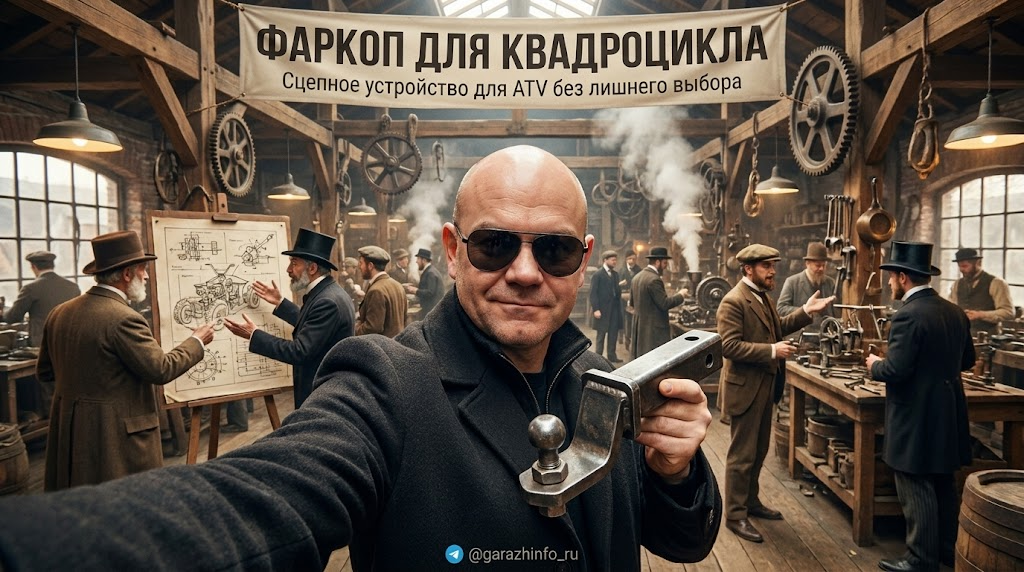    Фаркоп для квадроцикла — это надежный помощник для тяги прицепов. Zero8