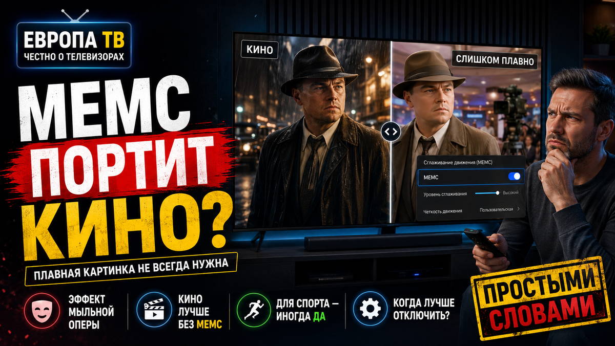 Технология MEMC в телевизоре