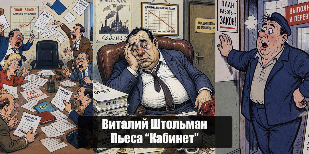 Пьеса "Кабинет" - производственный балаган по-русски
