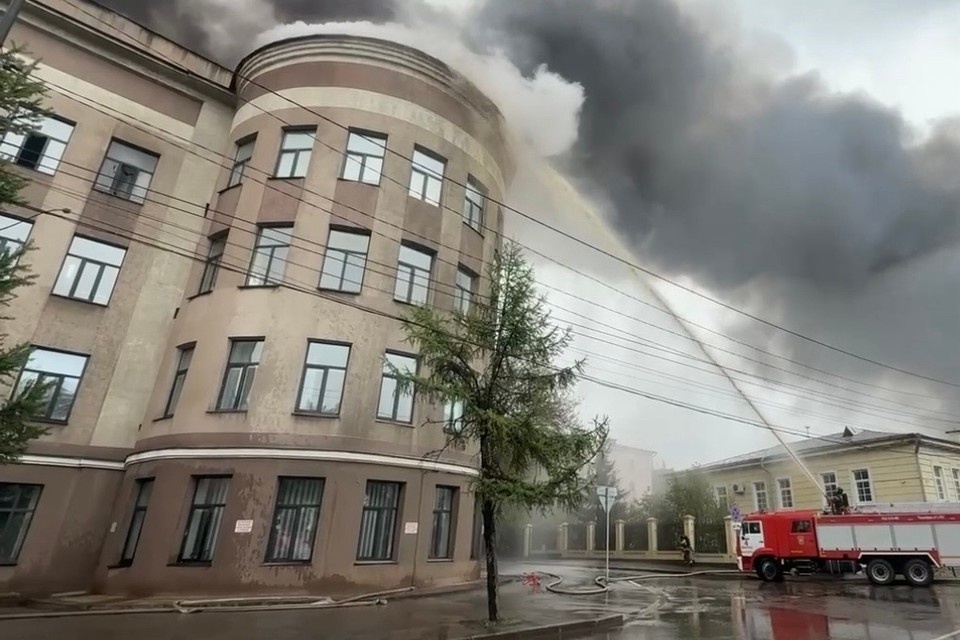    Пожар в институте в Иркутске вспыхнул из-за нарушений правил безопасности. ГУ МЧС по Иркутской области