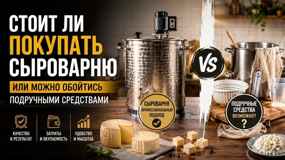 Оборудование для сыроварни