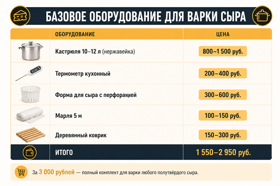 Сыроварня домашняя 