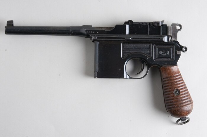 Mauser C-96, пистолет внушительного размера и высокой мощности. Фото: wikimedia.org
