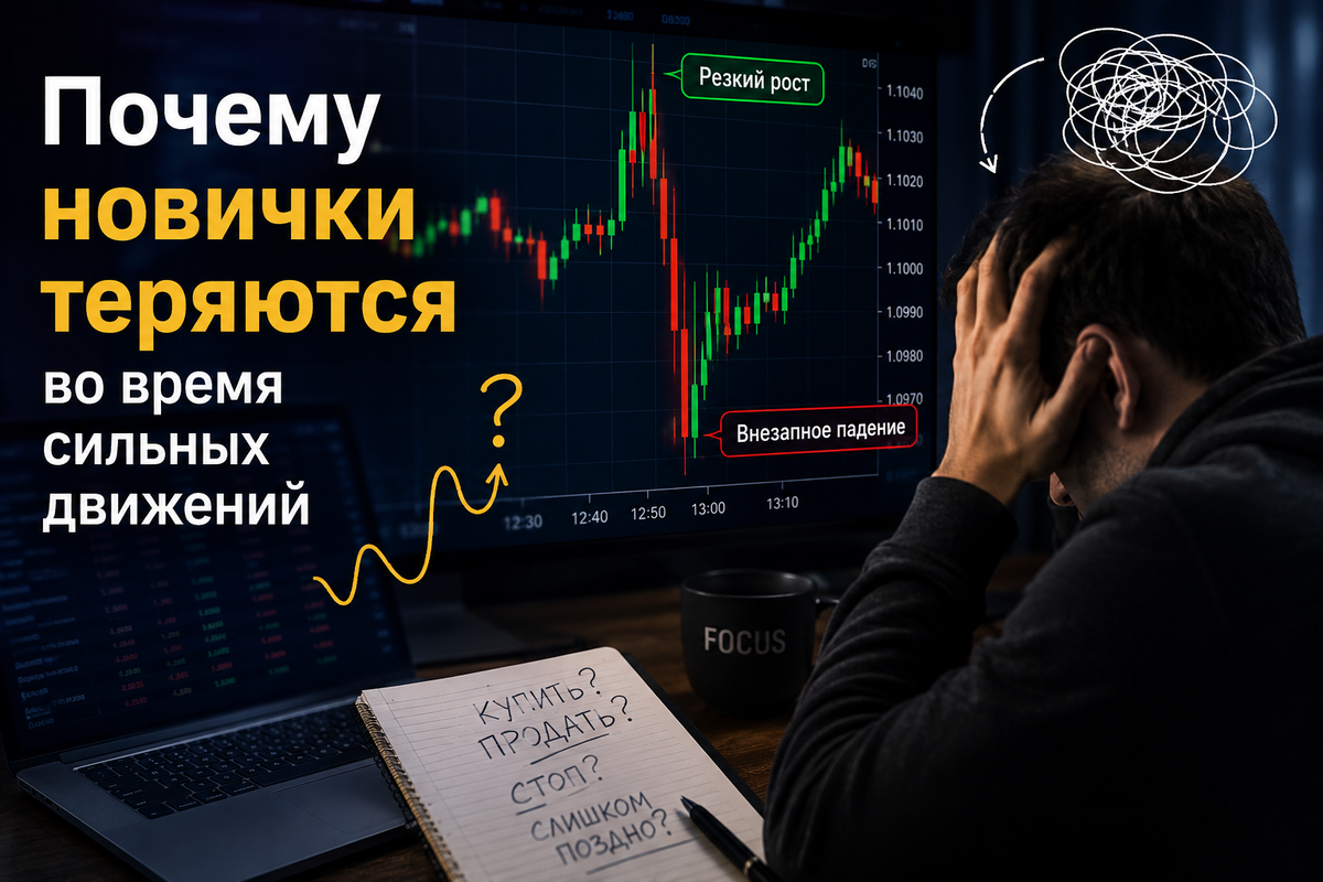Почему новички теряются во время сильных движений