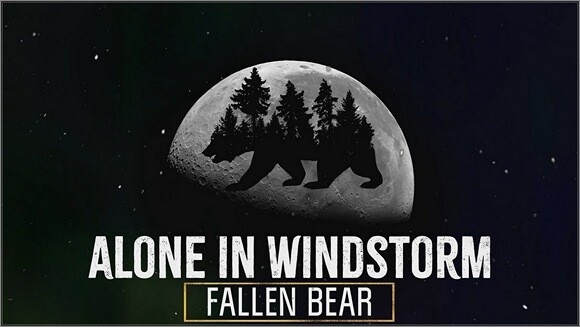 Alone In Windstorm: Fallen Bear