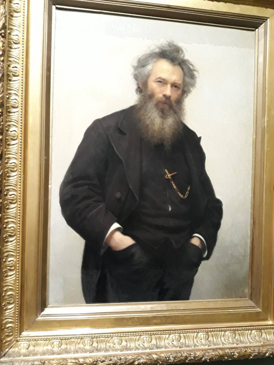 Фото автора. И.Н. Крамской. Портрет И.И.Шишкина 1880 Холст, масло. Государственный Русский музей.