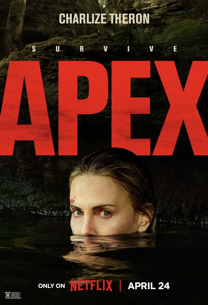 Официальный постер фильма «Вершина» (Apex), 2026 / Netflix.