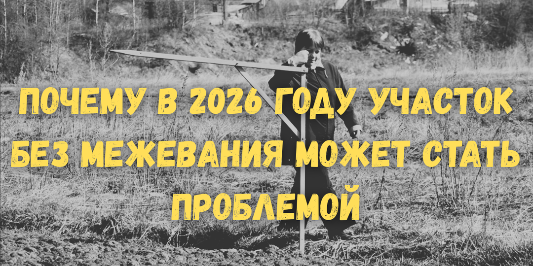 Участок без межевания в 2026 году: почему продажа может встать на стоп
