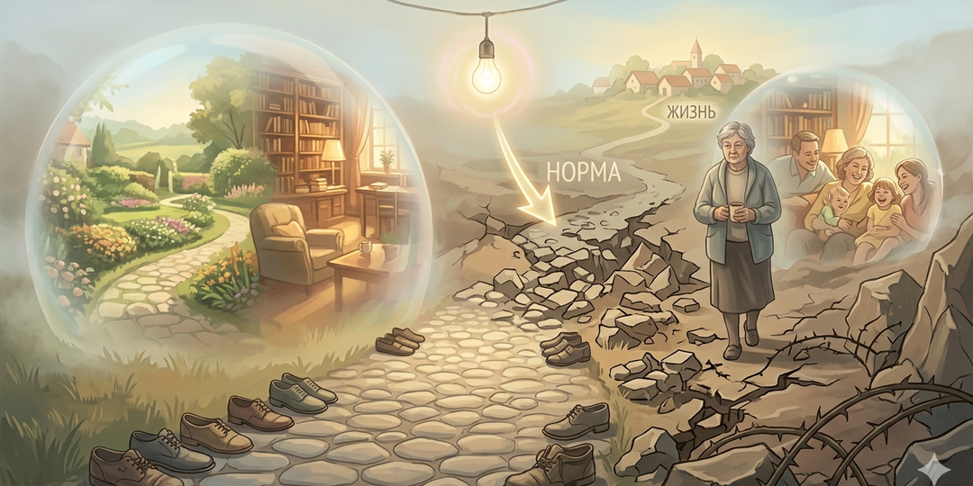 Самое страшное — не трудности жизни. А когда человек начинает считать это нормой