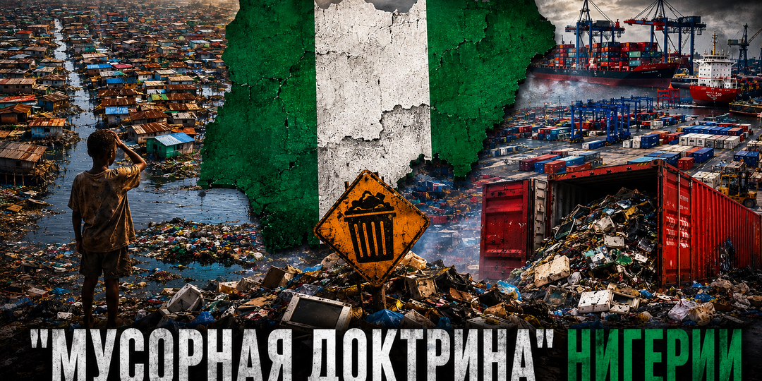 Государство, которое официально провозгласило «мусорную доктрину». Нигерия: как страна стала главной свалкой планеты