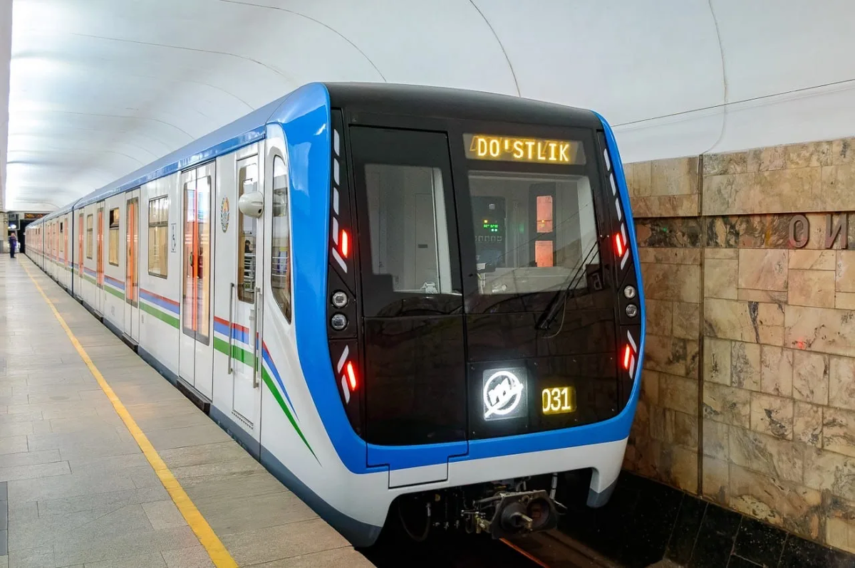 Поезд метро модели 81-765.5/766.5/767.5 «Ташкент». Источник: Самвел Балаян/TransPhoto
